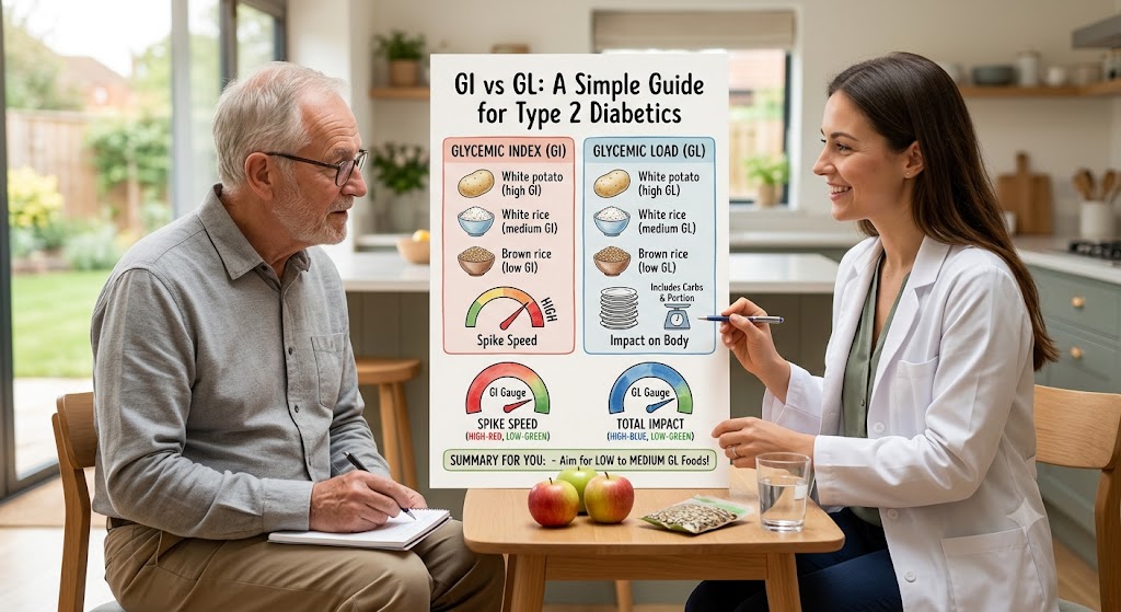 Glycemic Index vs. Glycemic Load: A Simple Guide for Newly Diagnosed Type 2 Diabetics