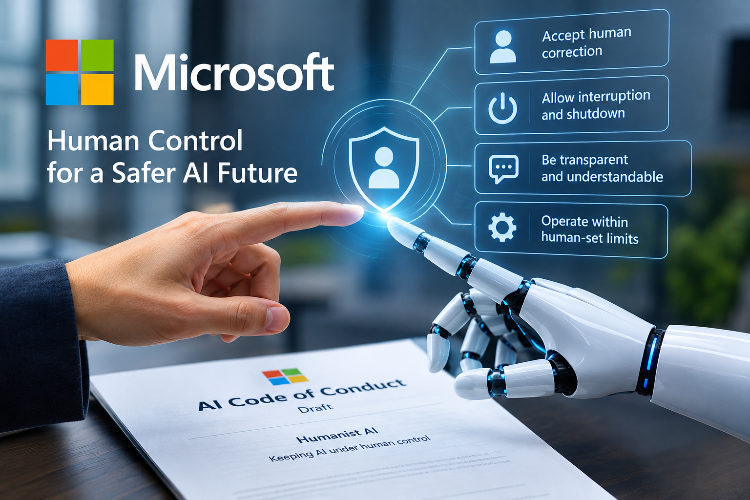 Microsoft’s new AI rulebook puts human control at the center of future models