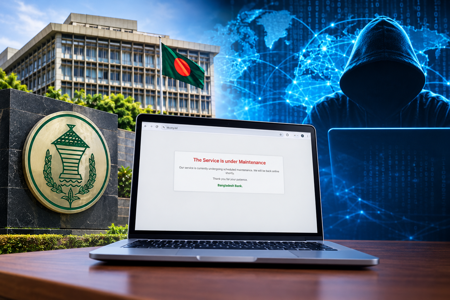 Bangladesh Bank Website Down After Website Offline Amid Global Cybersecurity Alerts