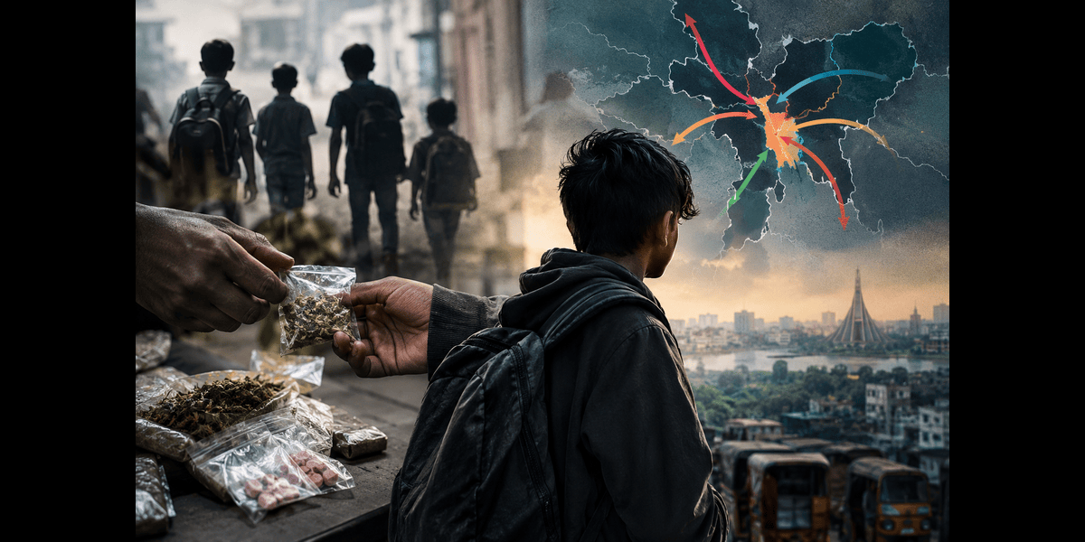 Dhaka Drug Trade Study Finds 27.4% of Participants Were Aged 15 or Younger