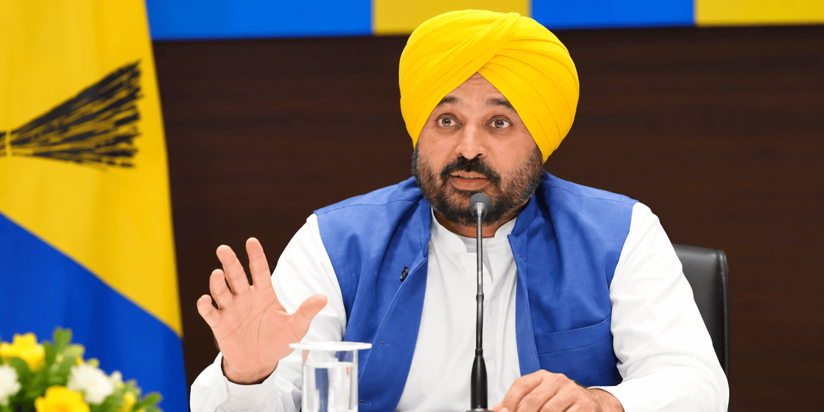 Punjab CM Bhagwant Mann Fined ₹50,000 After Return from France, AAP Alleges Harassment