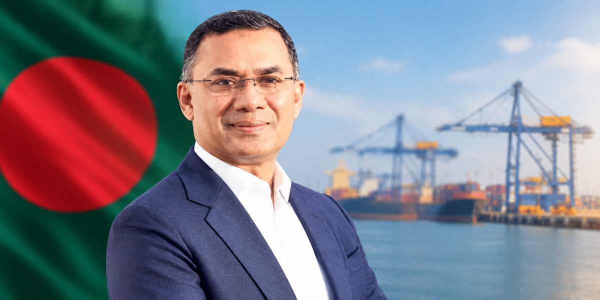 Statesman at the Harbor with Bangladesh Flag
